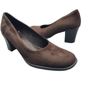 Arche womens Shoes pumps Heels Brown Suede Leather France sz 7 Used